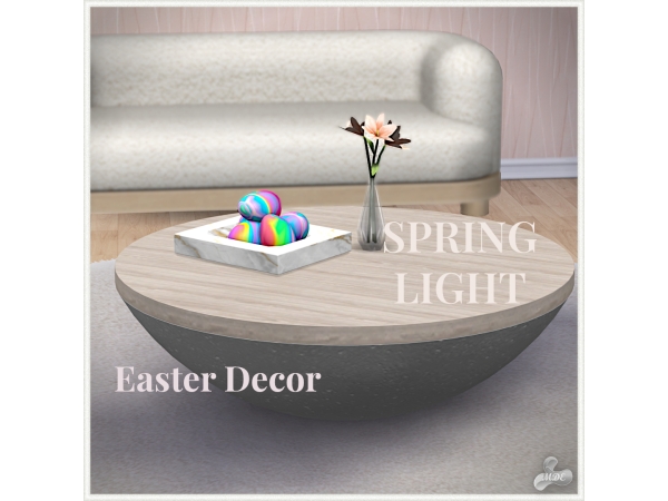 Maxis Match Spring Light Easter Decor - The Sims 4 Custom Content