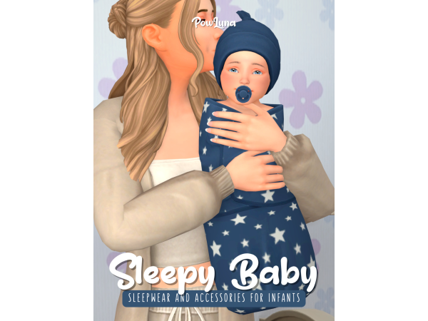 Maxis Match SLEEPY BABY set by powluna - The Sims 4 Custom Content