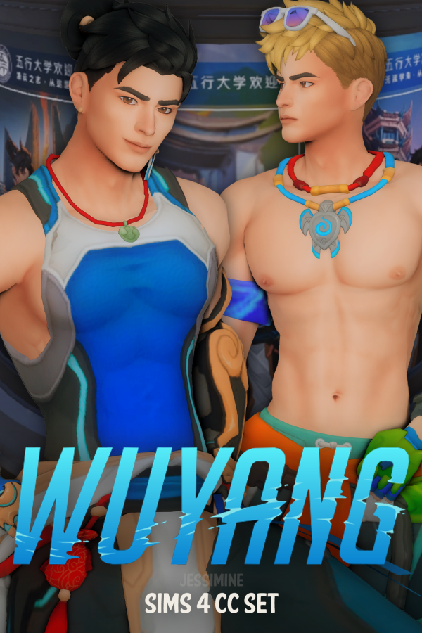 Maxis Match Overwatch Wuyang Set by simsfinds - The Sims 4 Custom Content
