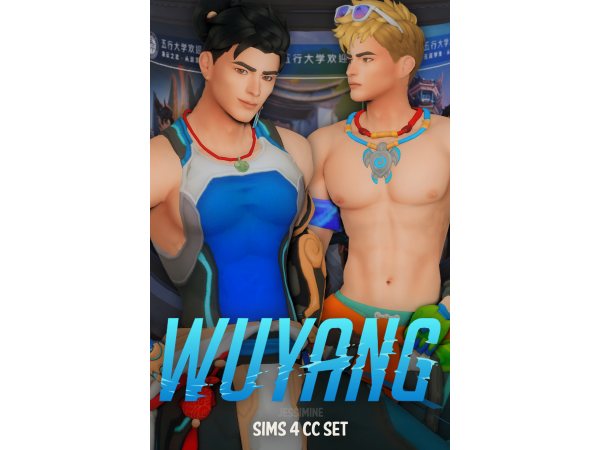 Maxis Match Overwatch Wuyang Set by jessiminesims - The Sims 4 Custom Content