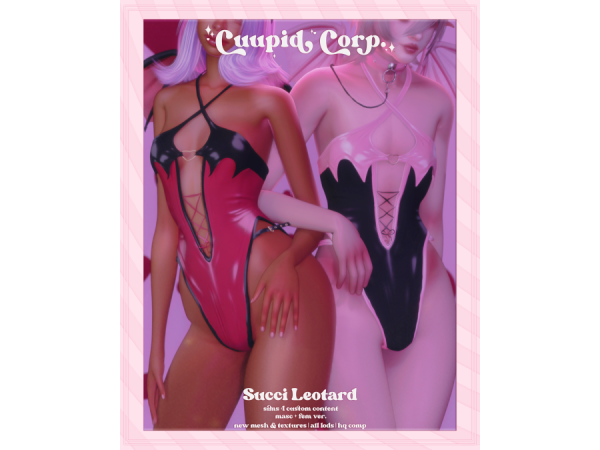 Alpha cuupid corp succi leotard - The Sims 4 Custom Content