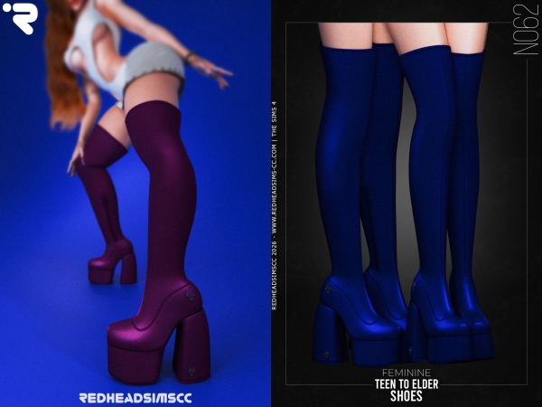 Alpha AF SHOES N062 - The Sims 4 Custom Content