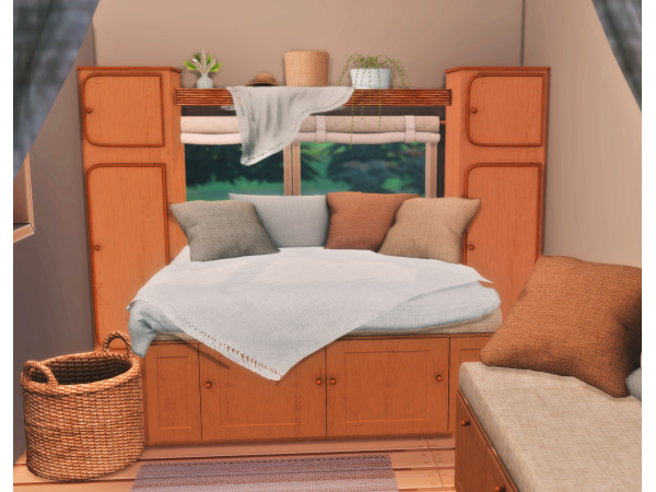 Mix Campervan Living Set - The Sims 4 Custom Content