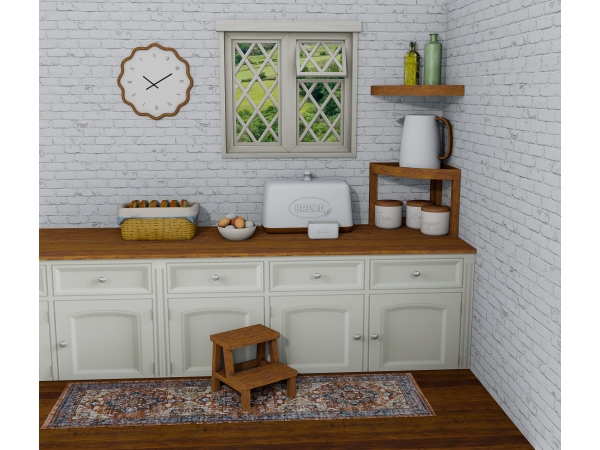 Alpha farmhouse kitchen clutter sims 4 - The Sims 4 Custom Content