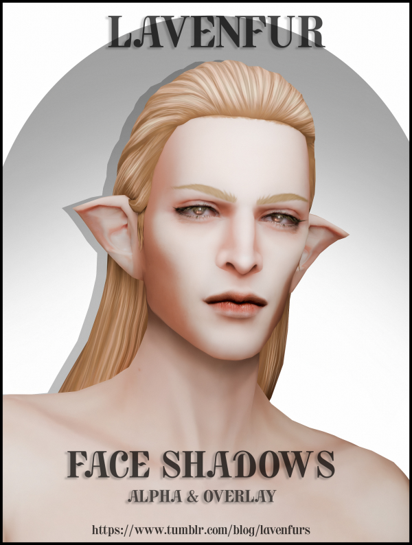 Alpha 𝙻𝙰𝚅𝙴𝙽𝙵𝚄𝚁 𝙵𝙰𝙲𝙴 𝚂𝙷𝙰𝙳𝙾𝚆𝚂 by simsfinds - The Sims 4 Custom Content