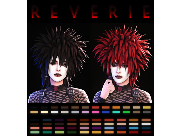 Maxis Match SIMANDY Reverie Hair - The Sims 4 Custom Content