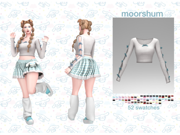 Maxis Match cinnamon top by cinnamon top - The Sims 4 Custom Content