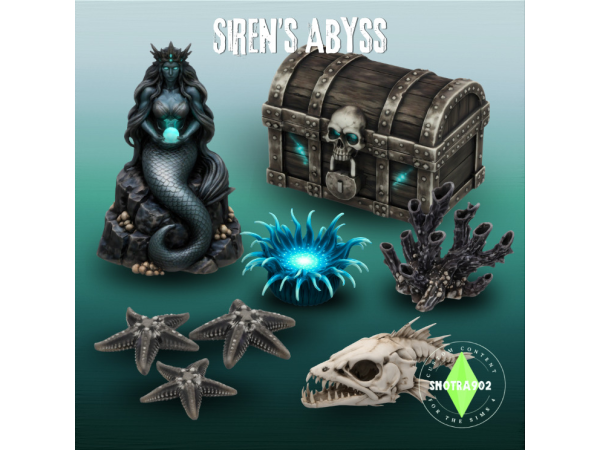 Mix Siren's Abyss by Snotra902 - The Sims 4 Custom Content