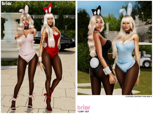 Alpha Brior Lori Set by VentaStudio - The Sims 4 Custom Content