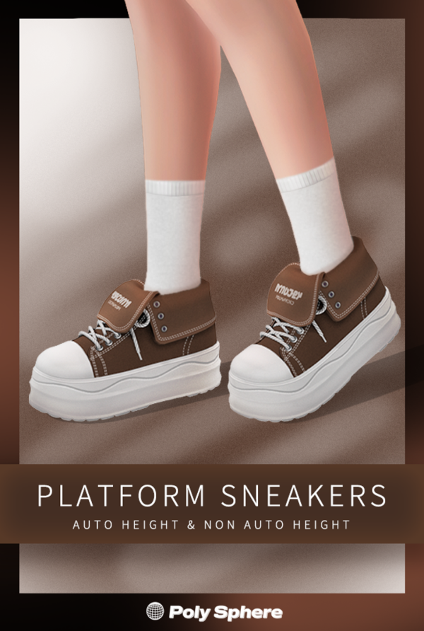 Mix Platform Sneakers(MF) - The Sims 4 Custom Content