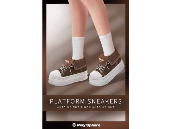 Mix Platform Sneakers(MF) - The Sims 4 Custom Content