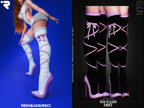 Alpha AF SHOES N069 - The Sims 4 Custom Content