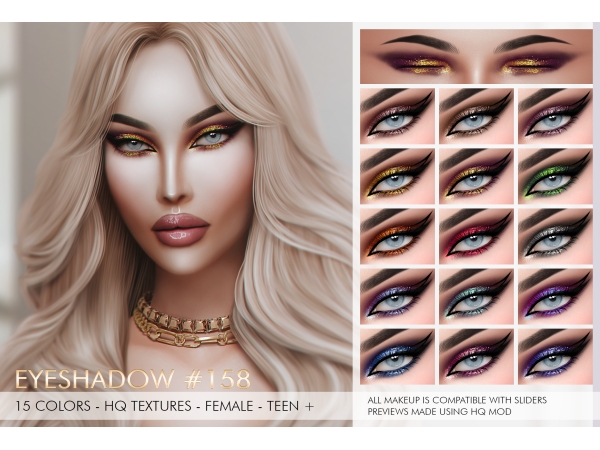 Alpha BELLA MAKEUP SET by Jul_Haos - The Sims 4 Custom Content