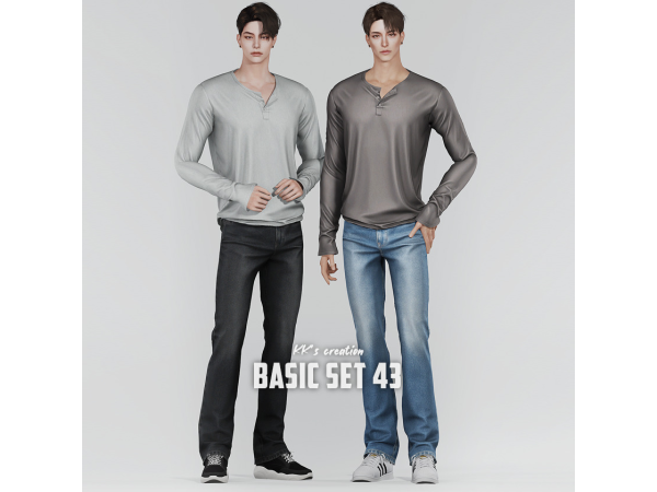 Alpha [KK] BASIC SET 43 by KK_creations - The Sims 4 Custom Content