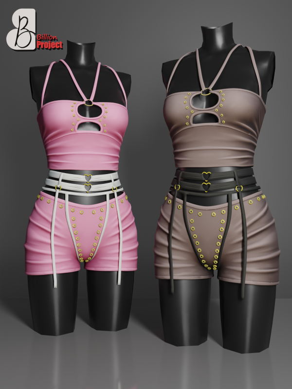 Alpha BillionProject Rerina Set by billion_project666 - The Sims 4 Custom Content