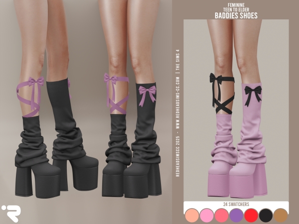Alpha BADDIES SHOES - The Sims 4 Custom Content