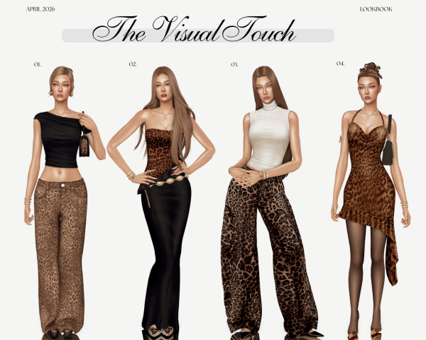 Alpha THE VISUAL TOUCH VOL I ft Arwen Andersen by simsfinds - The Sims 4 Custom Content