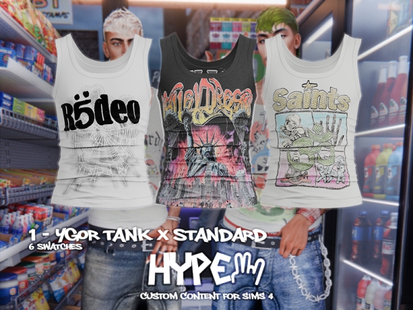 Alpha HYPE Ygor Tank (Standard Version) - The Sims 4 Custom Content