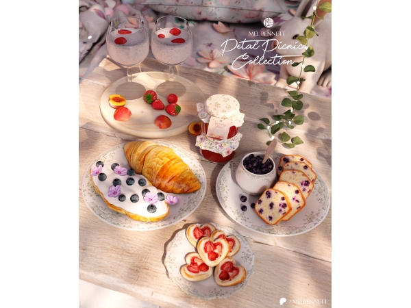 Mix Petal Picnic Collection - The Sims 4 Custom Content