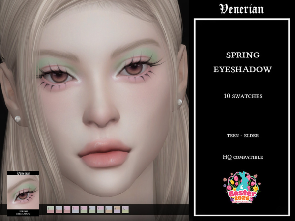 Mix Spring Eyeshadow by Venerian - The Sims 4 Custom Content