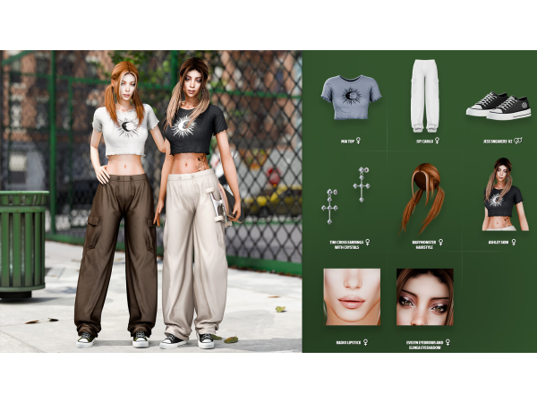 Alpha RUTH SET - The Sims 4 Custom Content