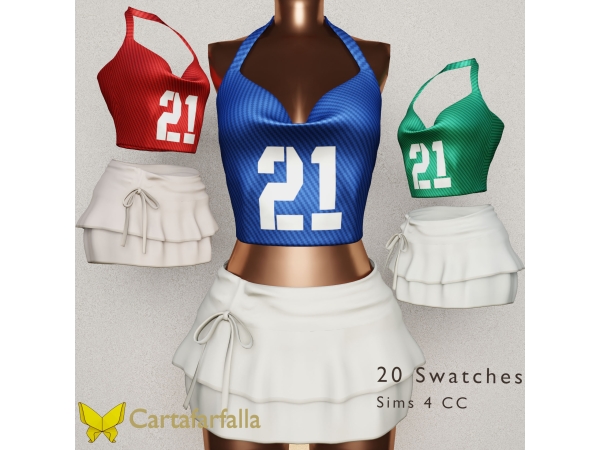 Alpha Cartafarfalla Bravelle - The Sims 4 Custom Content