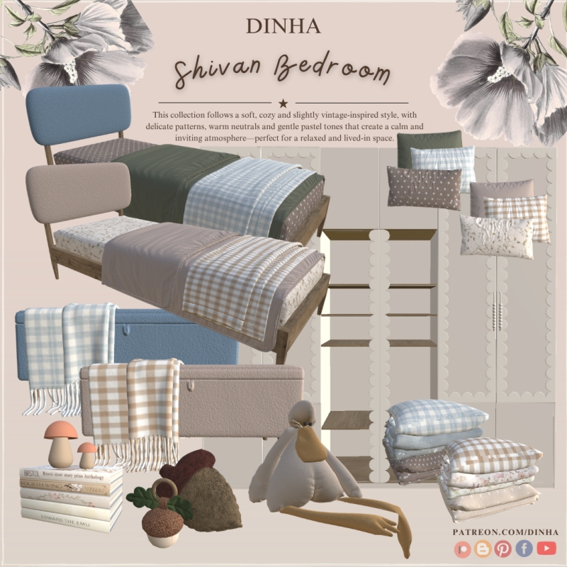 Alpha Shivan Bedroom by dinhagamer - The Sims 4 Custom Content