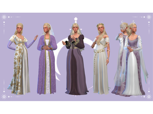 Mix The Devout Princess by opalescence - The Sims 4 Custom Content