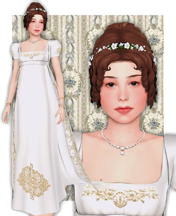 Mix Garden Promenade by simsfinds - The Sims 4 Custom Content