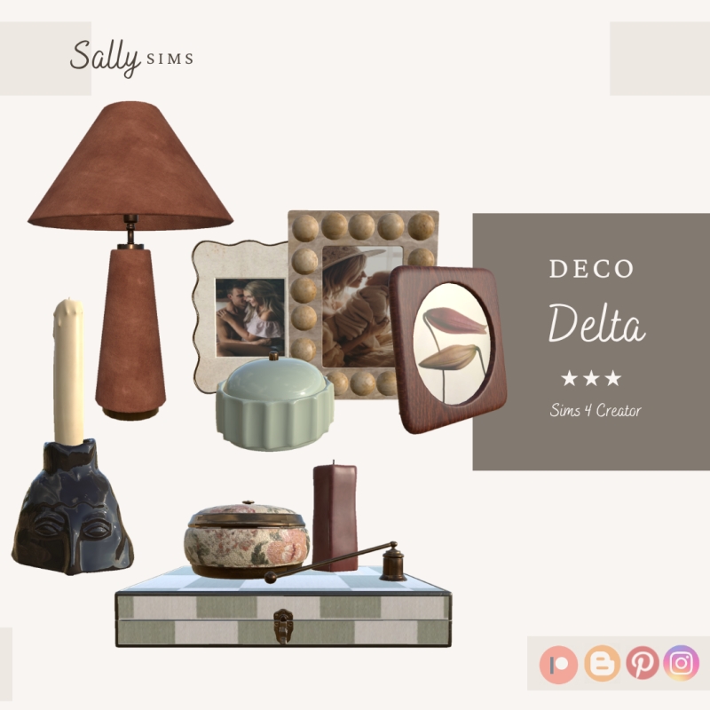 Alpha Deco DELTA by sally4sims - The Sims 4 Custom Content