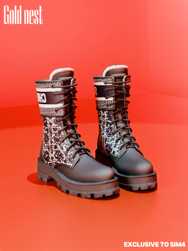 Mix 202604 01 CAS DIOR snowboots by simsfinds - The Sims 4 Custom Content