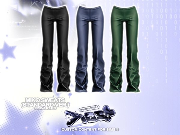 Alpha DIOS Miko Sweats (Standard Version) - The Sims 4 Custom Content