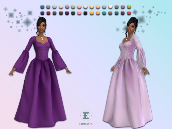 Mix ErinAOK Womens Gown 040226 - The Sims 4 Custom Content