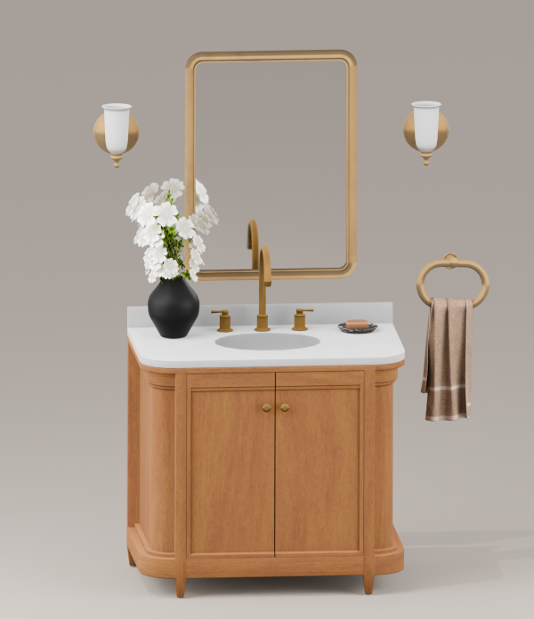 Maxis Match Theodora Vanity Set by simsfinds - The Sims 4 Custom Content