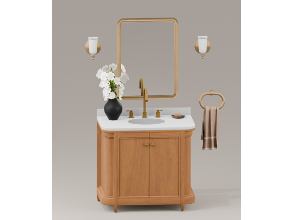 Maxis Match Theodora Vanity Set by SnootySims - The Sims 4 Custom Content