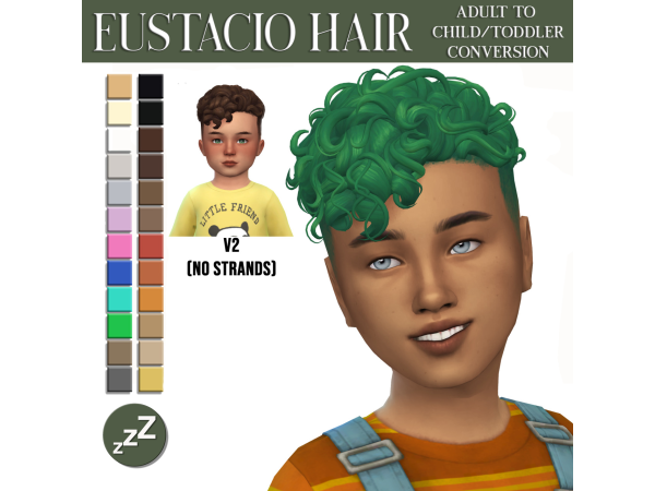 Maxis Match johnnysims hair conversions by sleepyz - The Sims 4 Custom Content