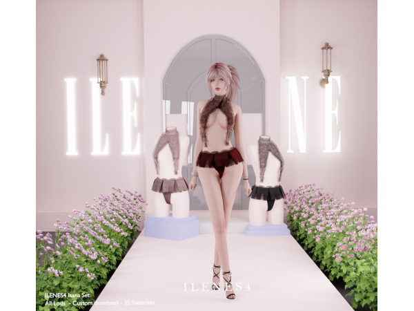 Alpha ILN Isana Lingerie - The Sims 4 Custom Content