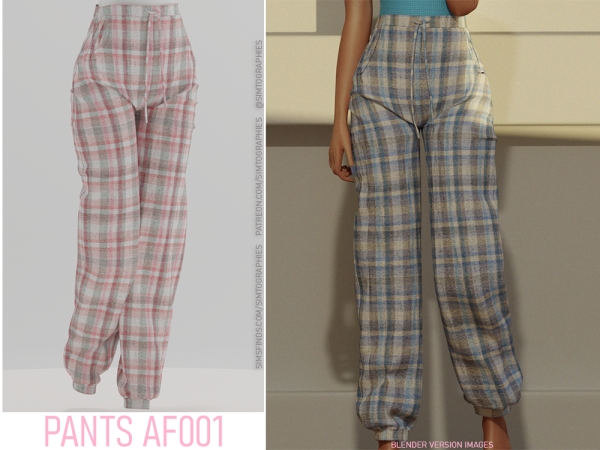 Alpha Pants AF001 - The Sims 4 Custom Content