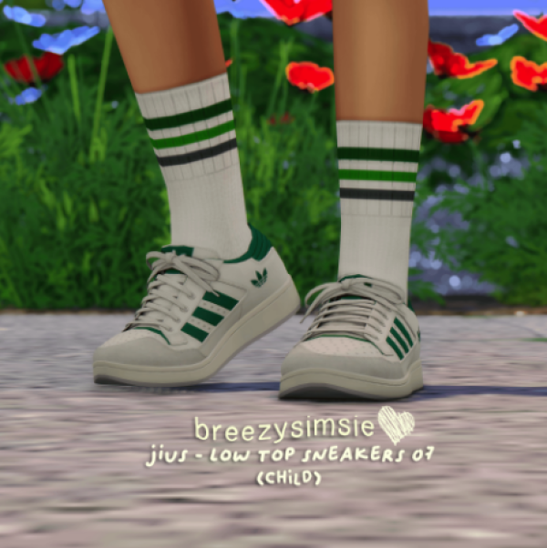 Maxis Match Jius Low Top Sneakers 07 by simsfinds - The Sims 4 Custom Content