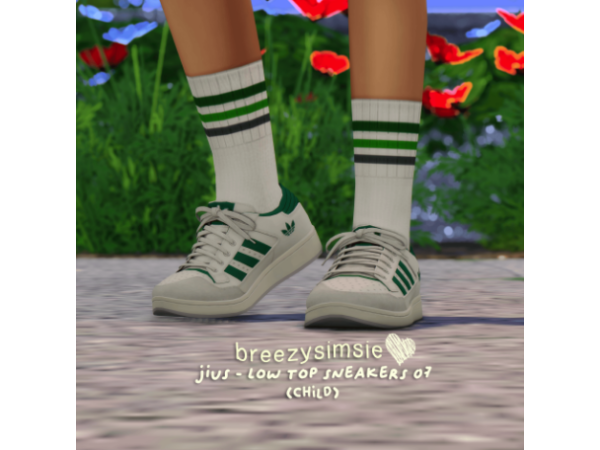 Maxis Match Jius Low Top Sneakers 07 by breezysimsie - The Sims 4 Custom Content