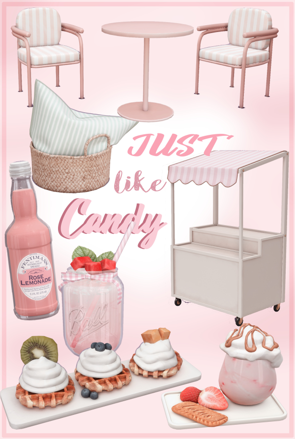 Alpha Just like Candy by simsfinds - The Sims 4 Custom Content