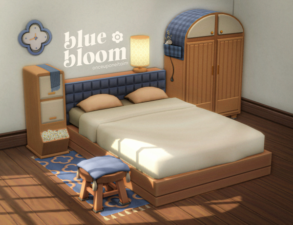 Maxis Match Blue Bloom by simsfinds - The Sims 4 Custom Content