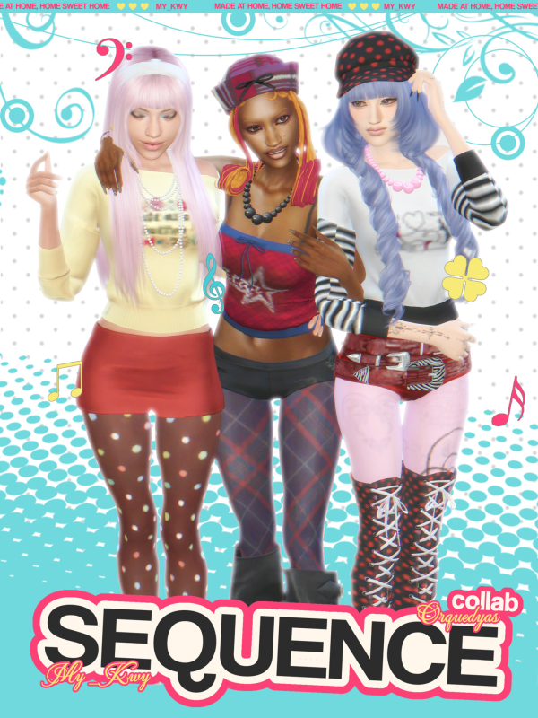 Mix MY_KWY X ORQUEDYAS sequence collab by simsfinds - The Sims 4 Custom Content
