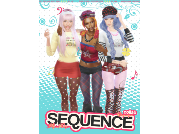 Mix MY_KWY X ORQUEDYAS sequence collab - The Sims 4 Custom Content