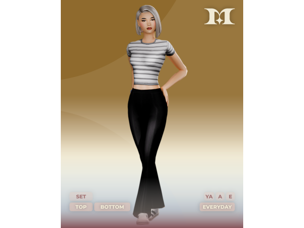 Maxis Match Groovy Set by milliancc - The Sims 4 Custom Content