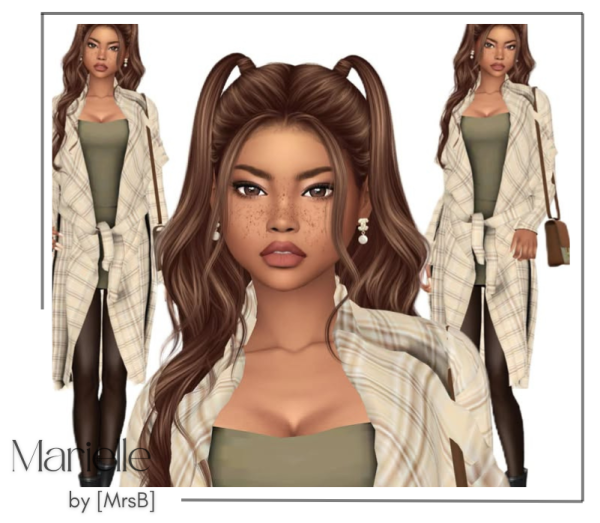 Alpha Marielle by simsfinds - The Sims 4 Custom Content