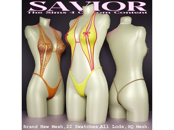 Alpha Svr_Lisette Chacon Lingerie - The Sims 4 Custom Content