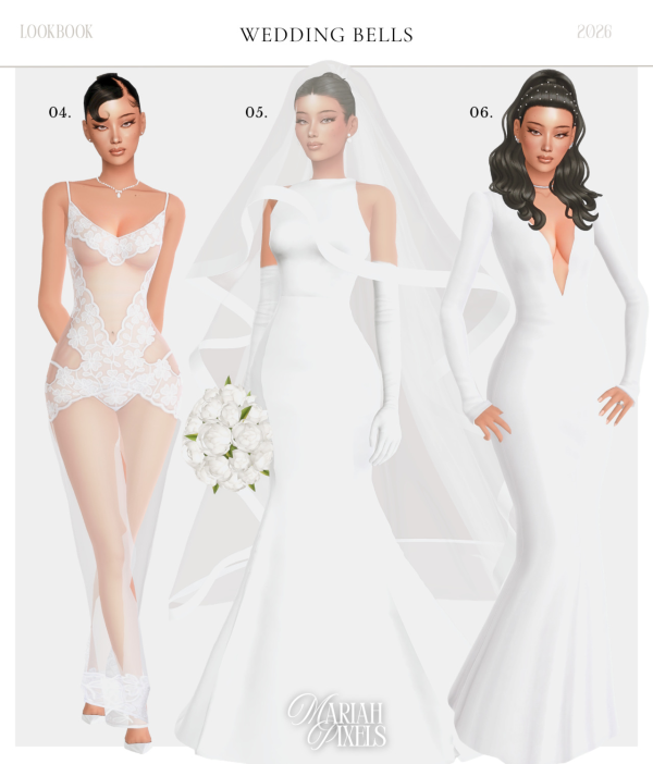Mix Wedding Bells by simsfinds - The Sims 4 Custom Content
