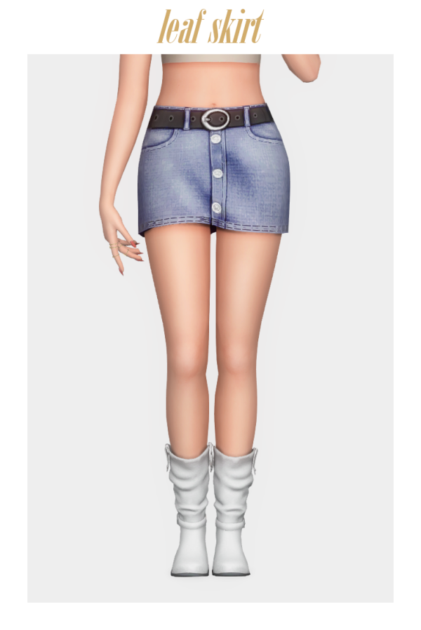 Maxis Match leaf skirt by simsfinds - The Sims 4 Custom Content