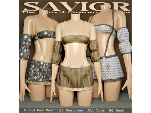 Alpha Svr_Melani Siregar Oufit - The Sims 4 Custom Content